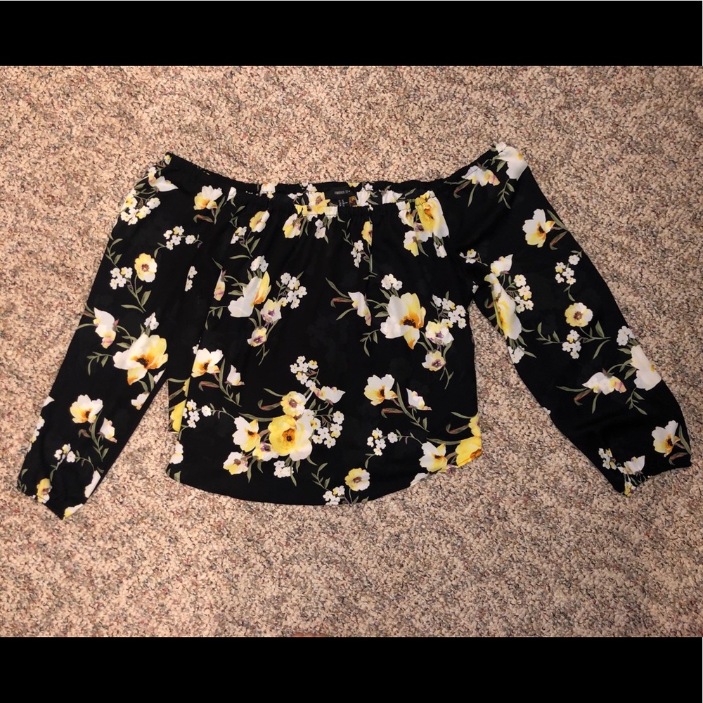 Floral Off The Shoulder Top